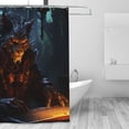 thumbnail image 4 of Game Graphics Shower Curtain 72X72In For Bathroom, Waterproof Fabric Quick Dry Soft Decoration Set, 4 of 5