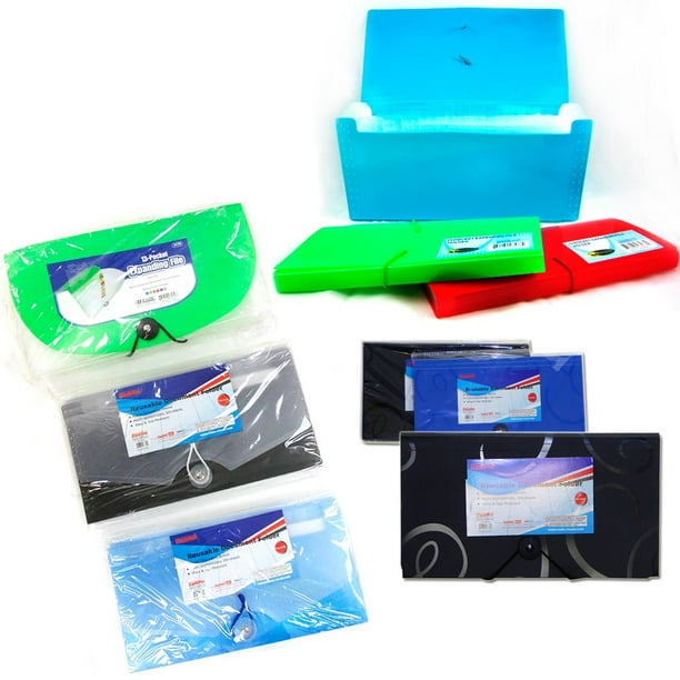 Pocket Expanding File Accordion Coupon Organizer Keeper Folder Wallet School - Walmart.com ...