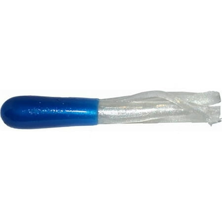 Big Bite Baits 1.5 in. Crappie Tube Blue & Pearl - 10 Per Bag