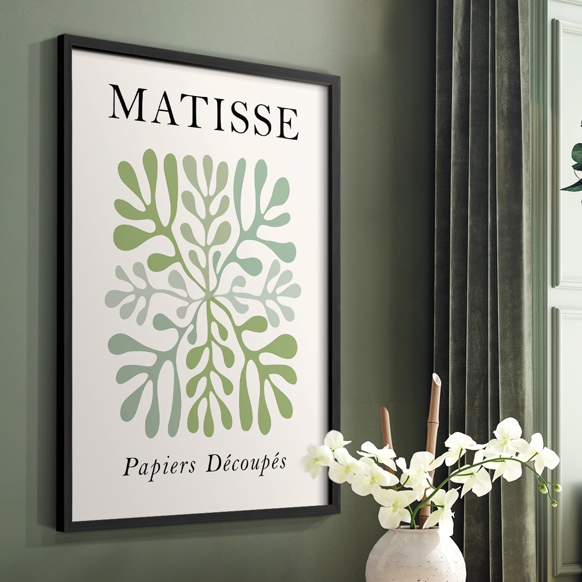 Matisse CCLXXXIII in Solid Wood 11 x 14 Framed Print