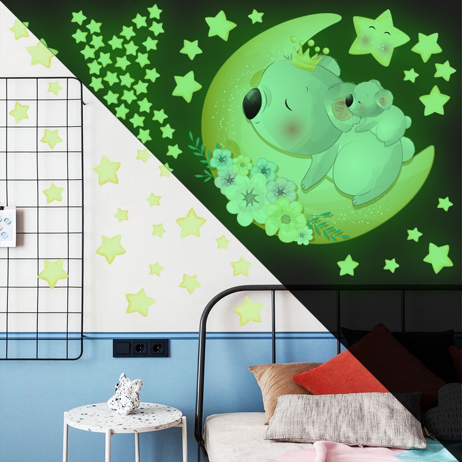 Fongwan Glow in The Dark Stars for Ceiling, Glowing Star Stickers