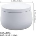 thumbnail image 4 of Candle Tin Cans with Lids- 12Pcs Candle Jars 8Oz Candle Metal Tins Candle Container for DIY Candle Making Supplies(D), 4 of 5