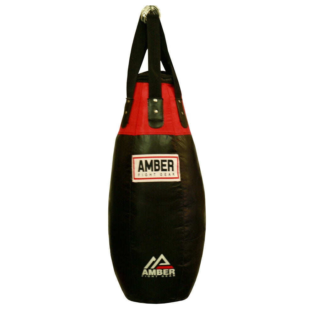 Amber Fight Gear Tear Drop MMA Boxing Training Unfilled Heavy bag Chain ...