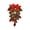Red, variant on ZLBDYG Christmas Door Hanger with Artificial Flower Arrangement and Chair Back Decoration, Festive Dining Chair and Door Wall Scene Decor Hanging Ornament for Holiday Party Settings
