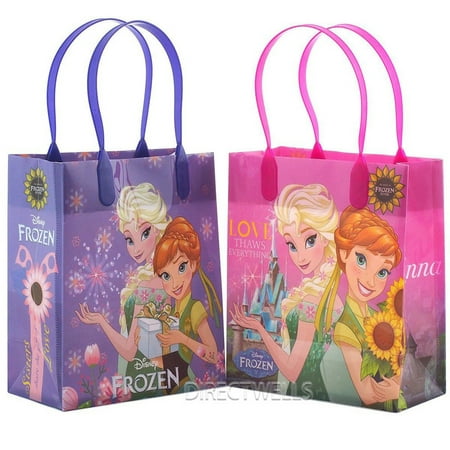 Disney Frozen Fever 12 Good  Quality Party Favor Reusable Goodie Small Gift Bags 6
