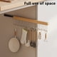 thumbnail image 5 of Perchero Telescópico para Colgar Ropa, para Uso Doméstico, Extraíble, para Armario, para Secar Ropa Interior, con 12 Ganchos, 5 of 7