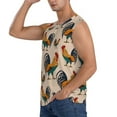 thumbnail image 3 of Kdxio Rooster for Men's Muscle T-shirt,Sleeveless for Workout Running Athletic Gym Lounge Casual, 3 of 7