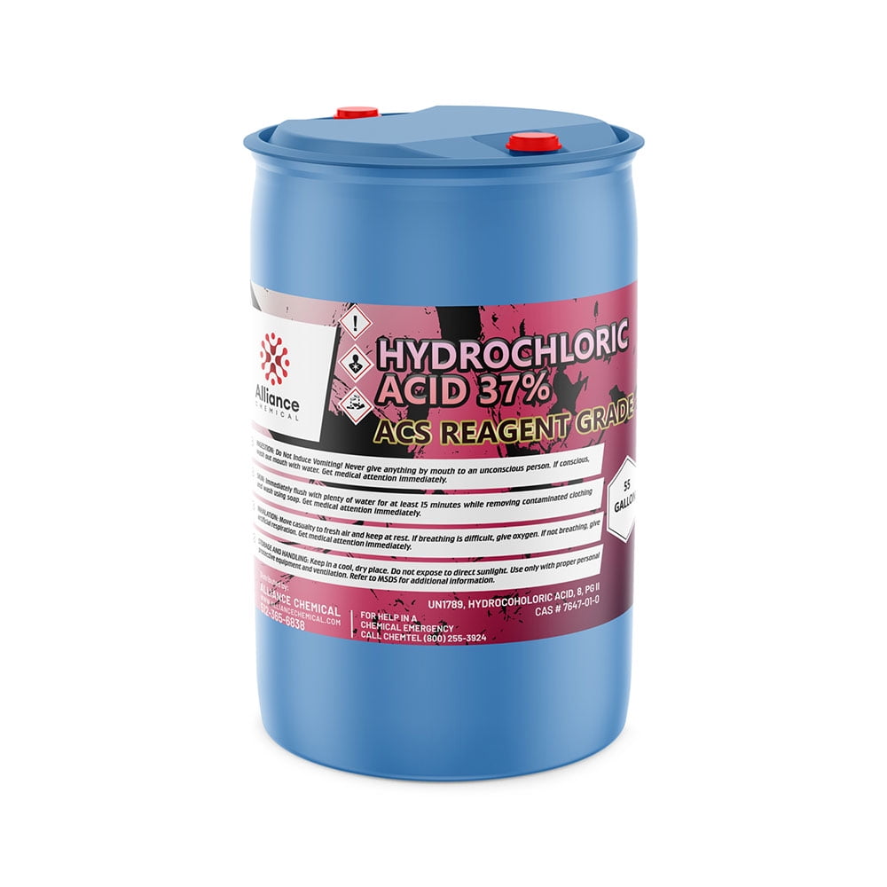 Hydrochloric Acid 37 ACS Reagent Grade 55 Gallon Drum