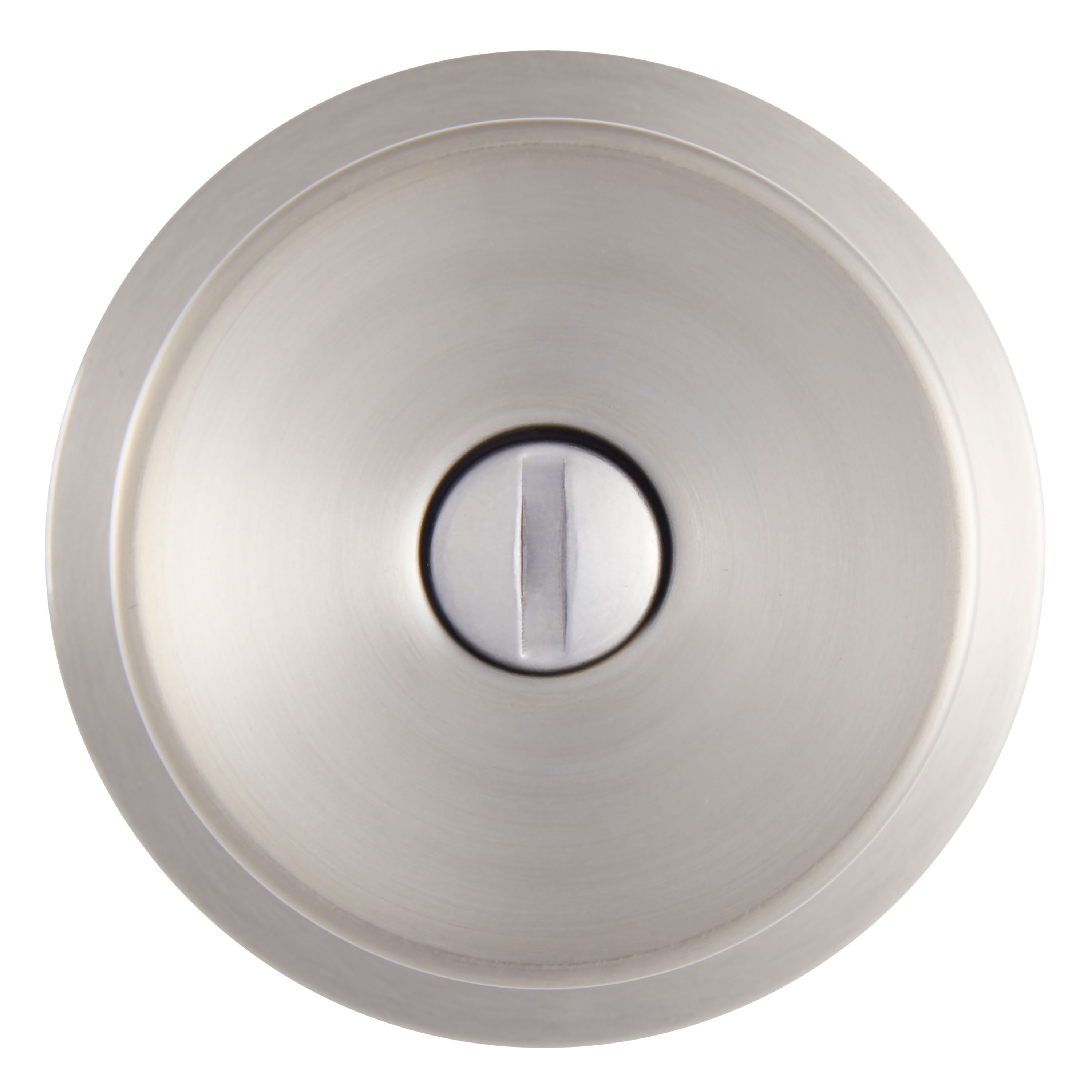 (6 pack) Brink's Privacy Bed/Bath Tulip Style Doorknob, Satin Nickel Finish