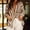 Brown, variant on Women's Striped Button Down Shirt Dressy Long Sleeve Blouses Business Casual Collared Office Siren Work Shirt