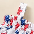 thumbnail image 5 of HCNTES Toddler Baby Girl Boy Outfit Flag T Shirt Top Shorts 2Pcs Set Kids Boys Girls Summer Patriotic Clothes 2-12T(H03-White,6-12 Months), 5 of 6