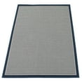thumbnail image 3 of Chaudhary Living 6.5' x 9.5' Striped Rectangular Area Throw Rug - Blue and Cream, 3 of 9