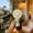 Green-GN, variant on MMJ Portable Fan Cute Flower Shaped Mini Handheld USB Rechargeable with Base for Home Office Travel 5.90x3.14x1.57in
