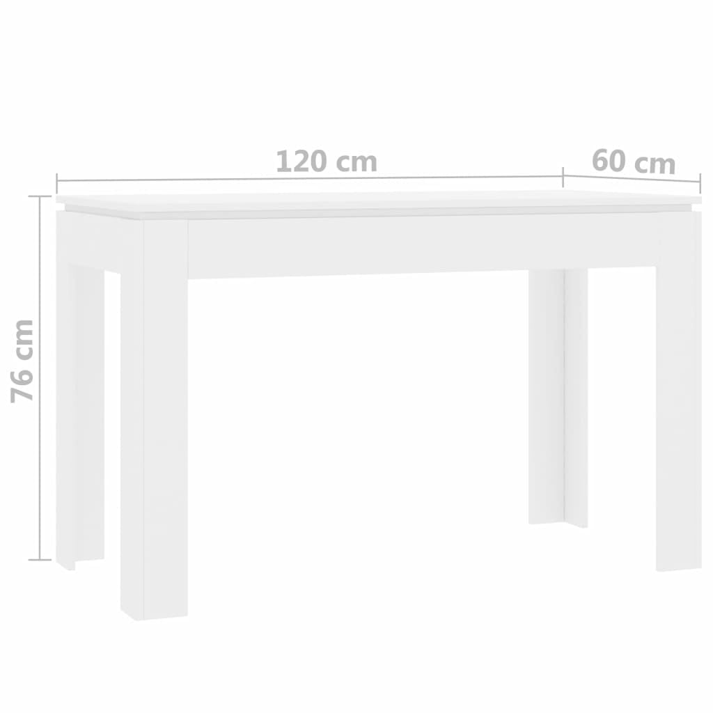 Kepooman Rectangle Dining Table, Home White Dining Table for Kitchen Living Room Kepooman Rectangle Dining Table, Home White Dining Table for Kitchen Living Room