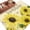 Yellow, variant on Entryway Rug 2'x3', Sunflowers Small Rug for Kitchen Bathroom Door Mat Indoor Entrance, Retro Spring Botanical Blossom Flowers Bees Non-Slip Area Rugs Floor Mats Carpet Front Door Rugs
