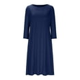 thumbnail image 2 of Bzhegqhd Women Fashion Casual Pleated-cent Sleeve Dress, 2 of 5