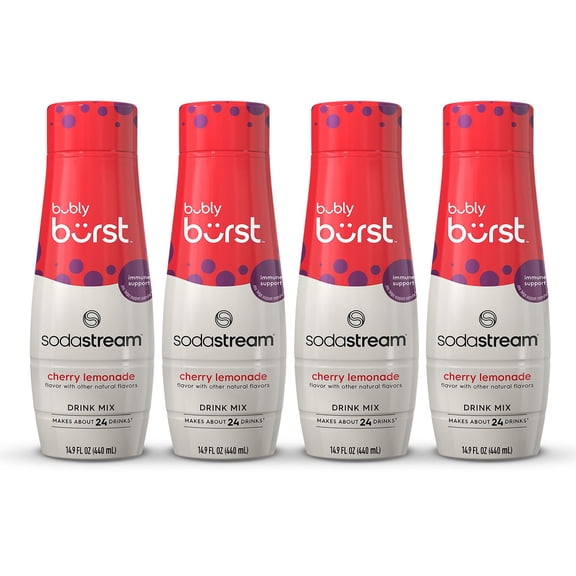 SodaStream® bubly burst Cherry Lemonade Drink Mix 4-Pack