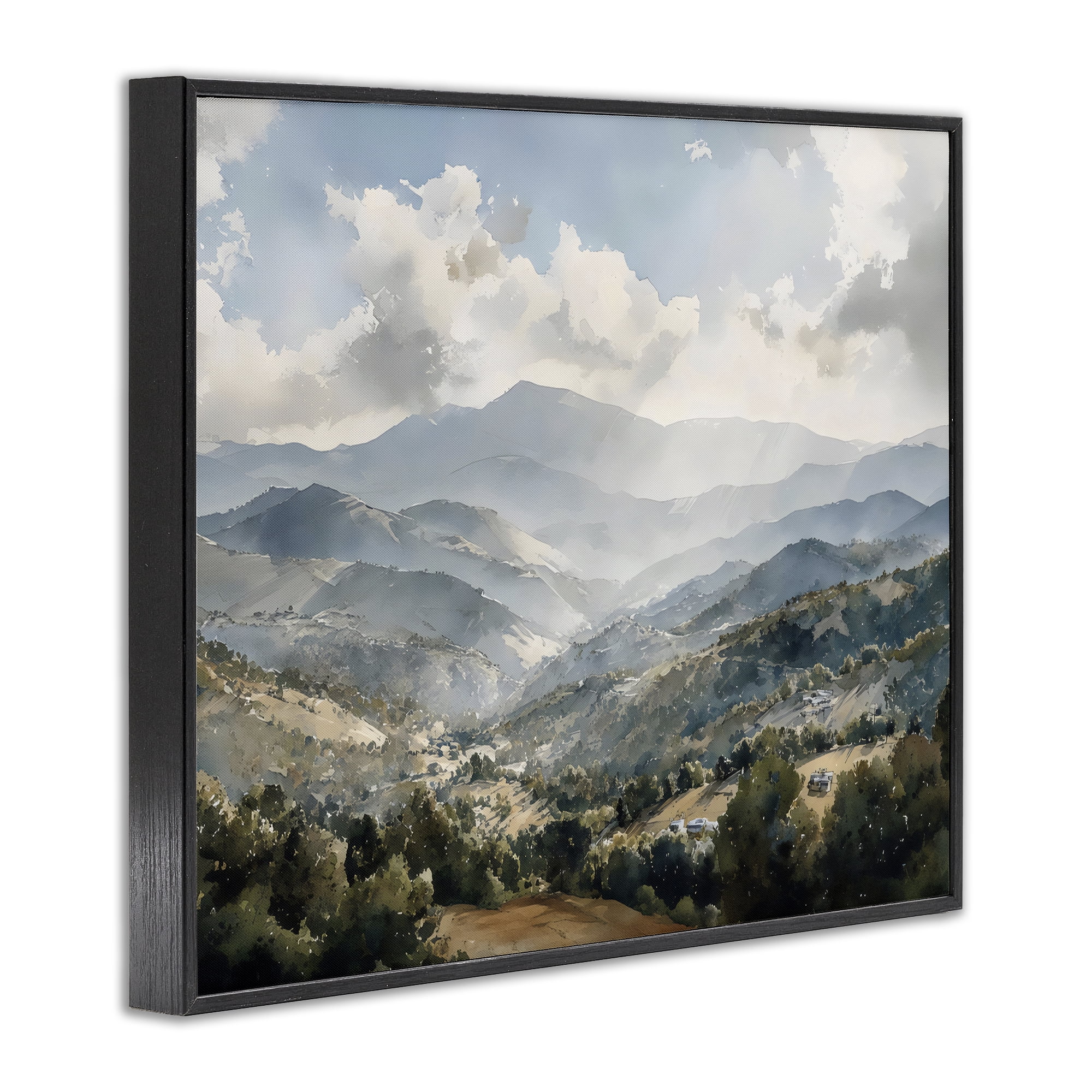 Stupell Industries Everything Under The Sun Black Framed Giclee Art, design by Franklyn Gregory
