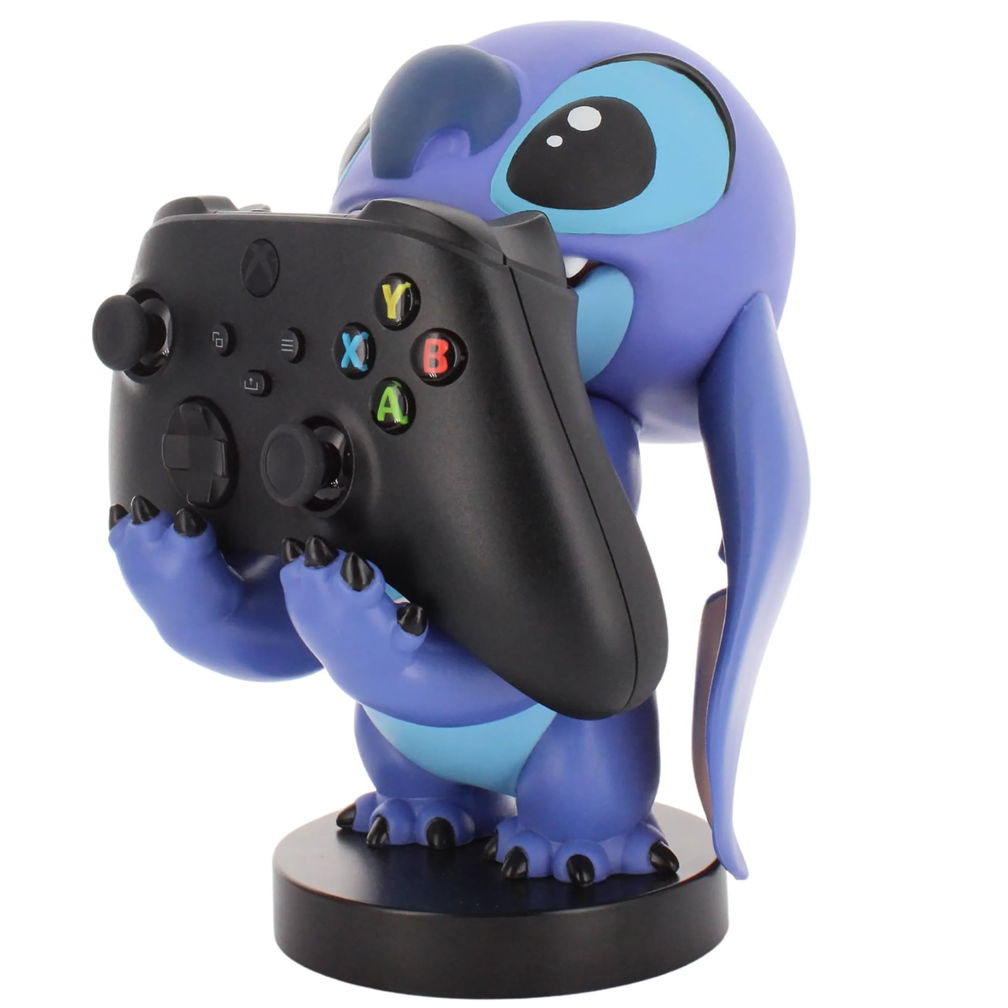 Exquisite Gaming: Lilo & Stitch: Smiley Stitch - Cable Guys Original Controller & Phone Holder, Collectible Device Stand, Officially Licensed Figure