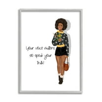 Stupell Industries Speak Your Truth Phrase Inspirational Painting Gray Framed Art Print Wall Art, 24 x 30