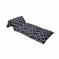 thumbnail image 4 of Tropical Floor Pillow Lounger Cover, Colorful Hibiscus Blossom Flowering Fragrance of Exotic Foliage, Nap Mat Printed Fabric Case for 5 Pillows, 88" x 27", Charcoal Grey and Multicolor, by Ambesonne, 4 of 5