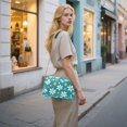 thumbnail image 7 of FORMRS Women Crossbody Purse with Chain Strap Vegan Leather Shoulder Handbag, Small Daisy, 7 of 7
