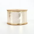 thumbnail image 3 of LaRibbons 2 1/2" Lurex Wired Ribbon | Champagne | 10 Yard Roll, 3 of 5
