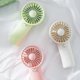thumbnail image 2 of Dry battery small fan small fresh student dormitory portable outdoor portable lanyard mini handheld small fan green, 2 of 3