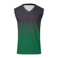 thumbnail image 3 of Big & Tall Tank Tops for Men S-4XL Plus Size Sleeveless V Neck T Shirts Pullover Gradient Printed Casual Basic Athletic Workout Muscle Tees, 3 of 4
