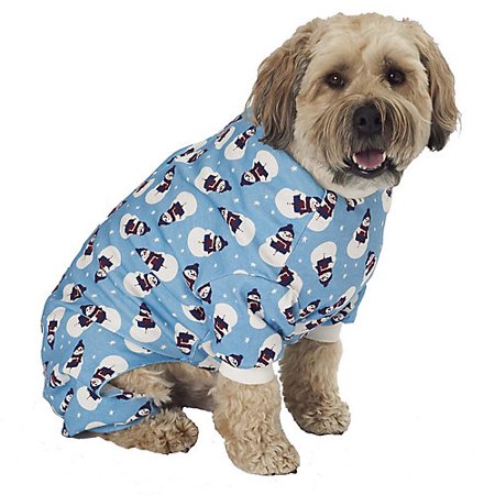 Petrageous Snowman Dog Pajamas Medium size 