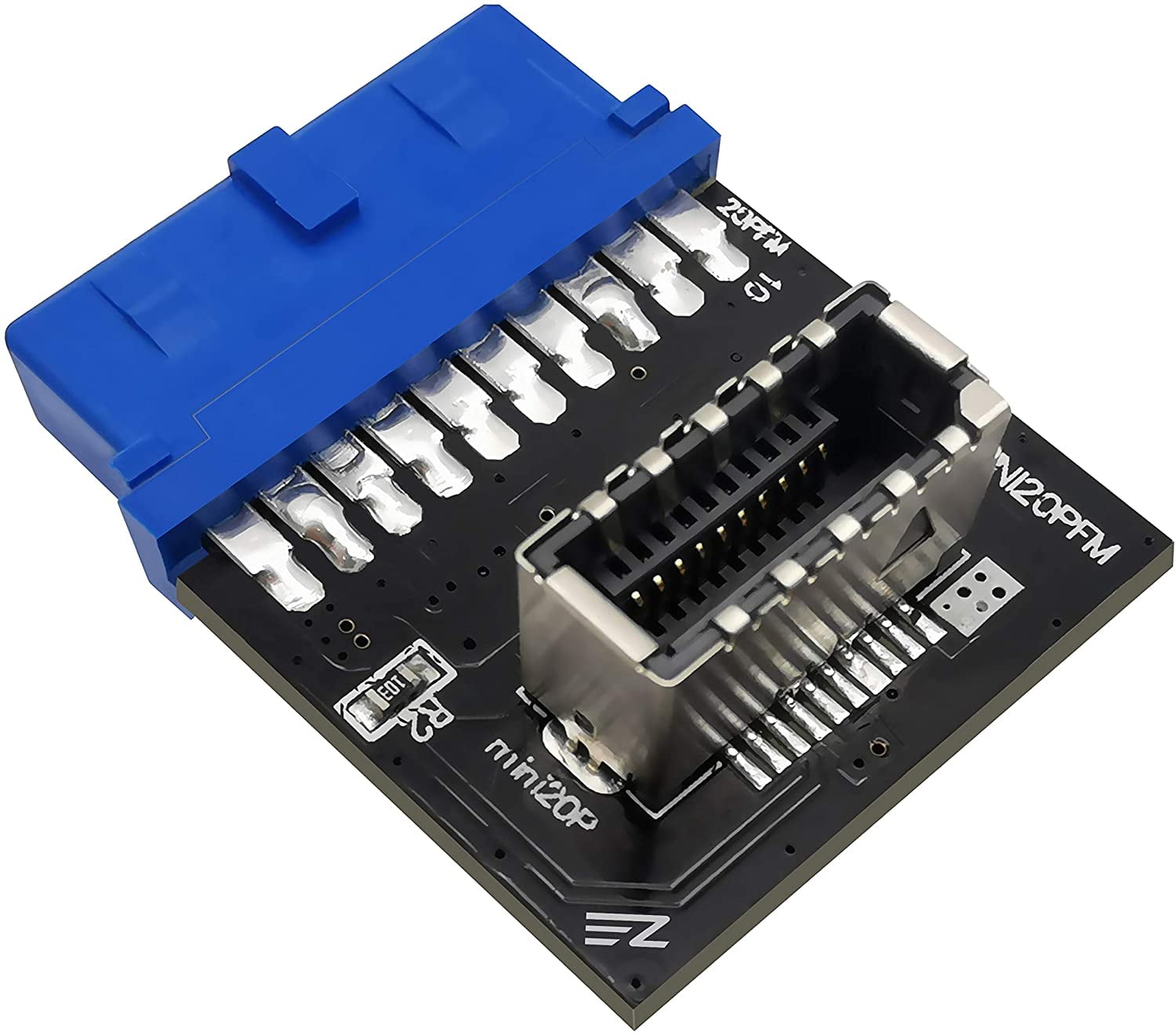 EZDIYFAB USB 3.0 (3.1 Gen 2) Internal (19Pin) Header to USB 3.1/3.2