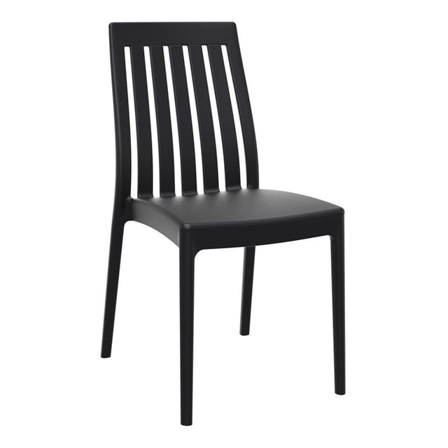 Compamia Chaise de Salle à Manger de Patio Soho Noire