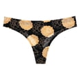 thumbnail image 2 of Tangas sin costuras para mujer, ropa interior suave, elegante, estampada, de cintura baja, bragas para la vida diaria tipo 4 XL, 2 of 6