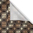 thumbnail image 3 of Ambesonne Vintage Kitchen Curtains, Art Deco Gatsby Squares, 55"x45", Black Camel and Champagne, 3 of 3