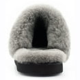 thumbnail image 6 of Parfeying Women's Sheepskin House Slippers Indoor Outdoor Shearling Shoes for Women, 6 of 8