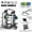 Smith Machine/Weight Bench/Barbell/Weight Plates/Dumbbell Set, variant on Mikolo Smith Machine, All-in-One Power Rack Cage with Vertical Leg Press, 2000LBS Power Cage Squat Rack with Smith Bar, Dual Pulley Cable Crossover System for Home gym