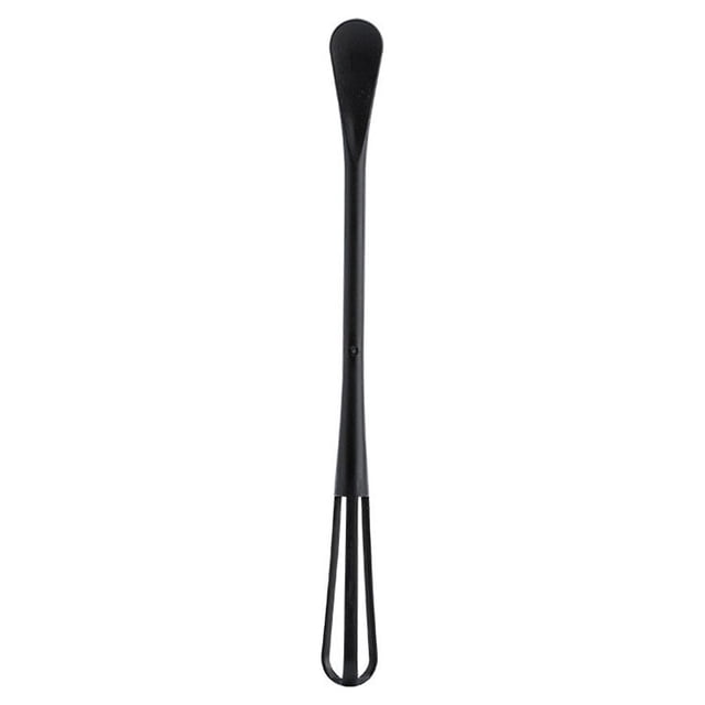 Wosthever Batidor de huevos Cocina de doble extremo Cuchara de condimento para hornear Utensilios para hornear de mano portátil Espumador de Type1 NO1