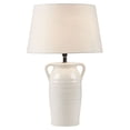 thumbnail image 1 of INK+IVY Everly Modern Ceramic and Fabric Table Lamp in White Finish, 1 of 7
