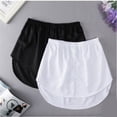 thumbnail image 4 of Shirt Extenders Layering Fake Top Lower Sweep Shirt Extender Asjustable Mini Skirt For Women, 4 of 4