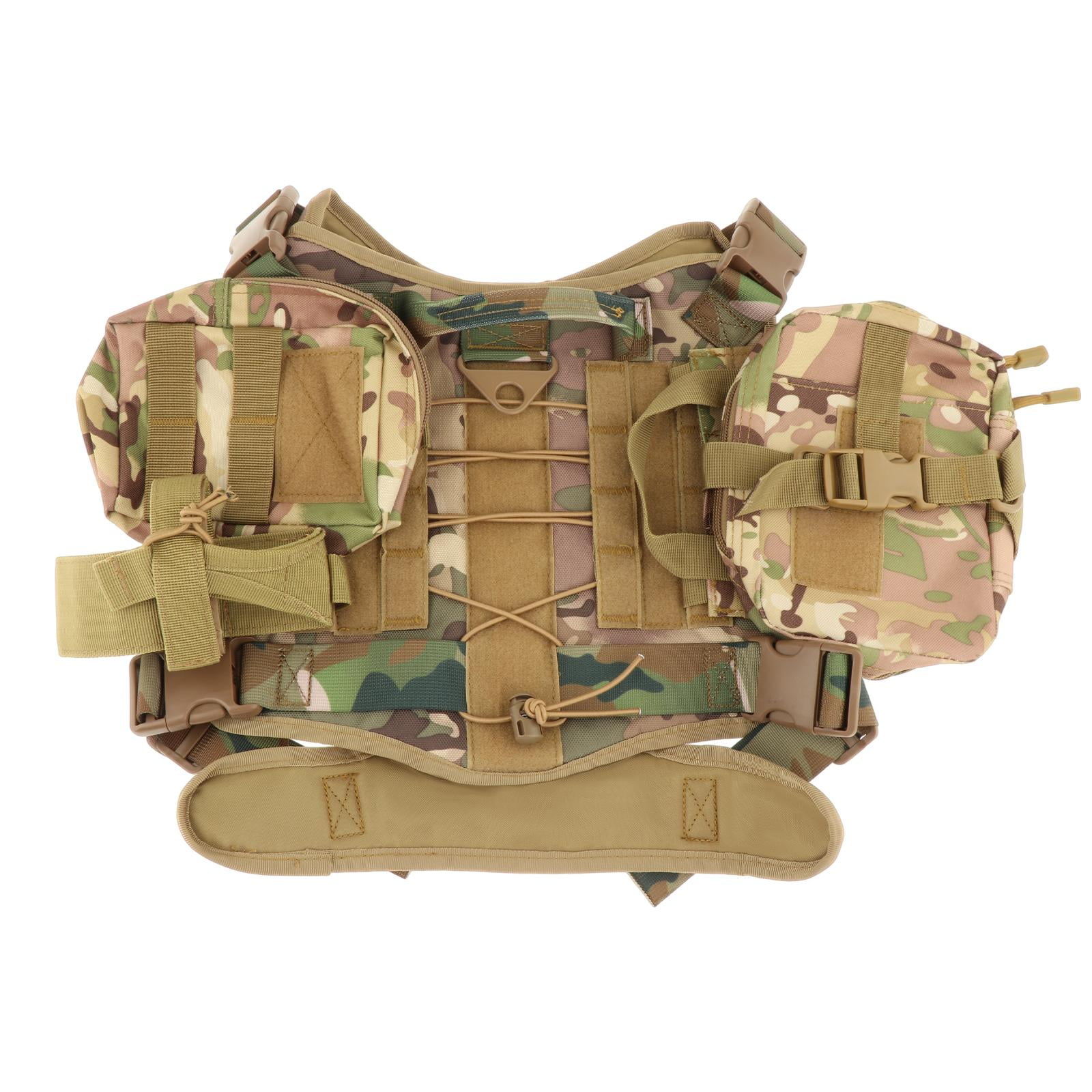 Dog Hiking Backpack Saddle Bag Rucksack High Capacity Adjustable Strap Saddlebag Outdoors Dog Backpack for Camping Hiking , L L