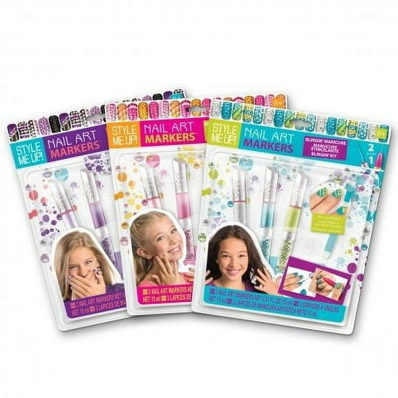 Style Me Up Bling Nail Art (Green)