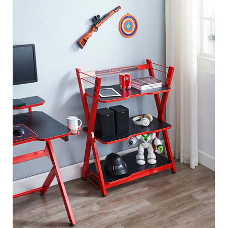 JJS 3-Tier Gaming Console Storage Shelf, Etagere Modern Display ...