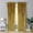 Gold, variant on Kate Aurora Royal Living Timeless Velvet Light Filtering Curtains, 52” x 84” (2 Panels)