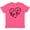 Vintage Hot Pink, variant on Inktastic I Love My Big Bro in Black Chalk Heart Youth T-Shirt
