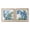 Blue Abstract Leaf Square S/2 29"W, 29"H, variant on 29" x 29" Leaf Framed Wall Art with Brown Frame, by DecMode (2 Count)