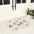 thumbnail image 5 of Non Slip Door Mat, Floral Mushroom Fast Drying Bath Tub Mats, Absorbent Bathroom Rugs Entrance Welcome Mat, Bath MatS for Tub, Floor, Home, Kitchen, Hotel,16x24in, 5 of 7