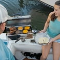 thumbnail image 5 of Magma A10-703 Marine Kettle Cabo Gas Grill | Portable Stainless Steel Boat BBQ | Propane Grill for Small Boats & RVs, 5 of 7