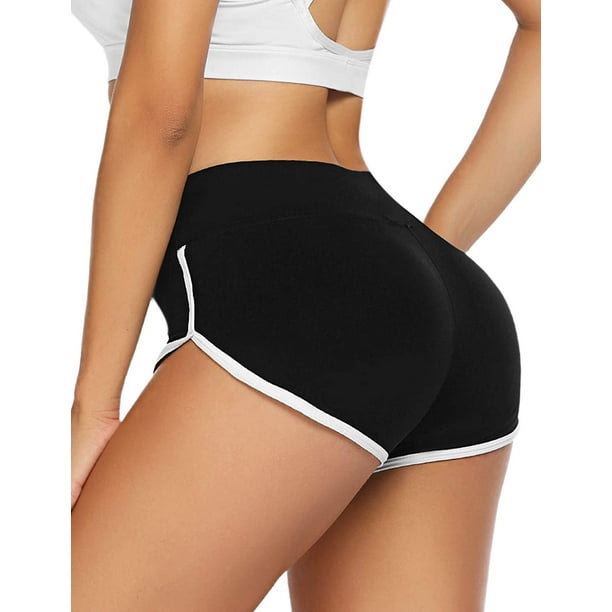 Women's Active Shorts Fitness Sports Yoga Booty Shorts for Running Gym  Workout 
