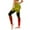 Gold, variant on Efsteb Athletic Leggings for Women High Waist Yoga Pants Fitness Pants for Women Gradient Color Tight Stretch Running Gym Sports Leggings Trousers Black M