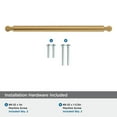 thumbnail image 4 of Amerock Balata 10-1/16 inch (256mm) Center-to-Center Champagne Bronze Cabinet Pull, 4 of 6